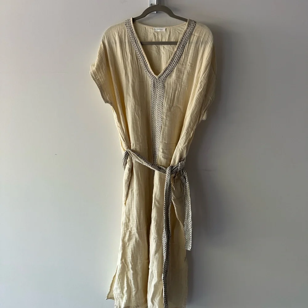 Enfasis El Corte Ingles Linen Tunic Dress with Belt - Picture 1 of 6